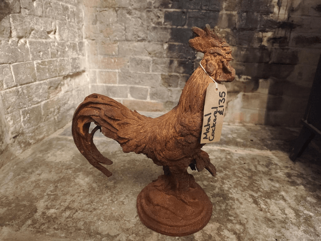 Very Heavy Cast Iron Cockerel 