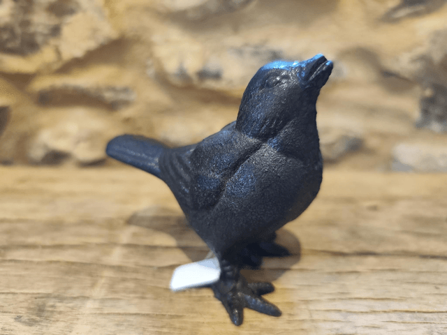 Cast Iron Metal Bird Ornament 