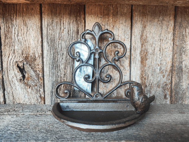 Cast Iron Birdfeeder