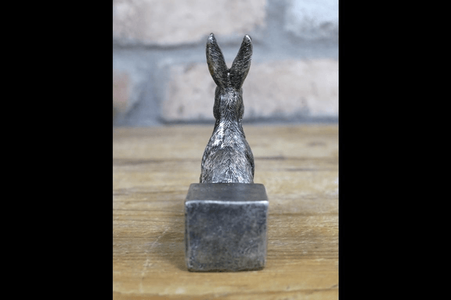 Silver Hare Pot Feet Set of 3
