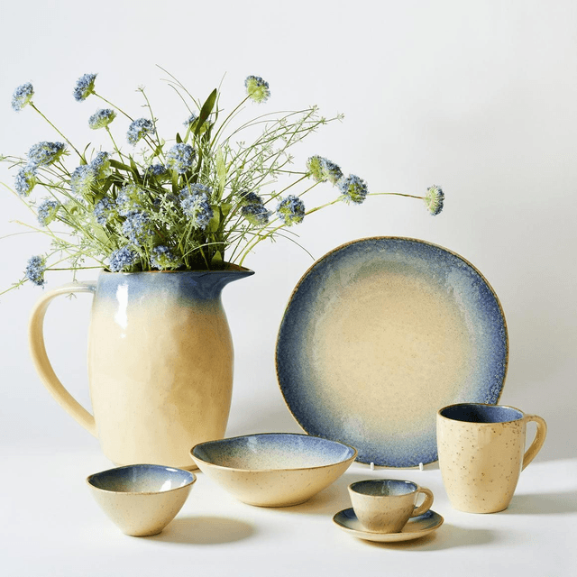 Sea Spray Ivory And Blue Mug 