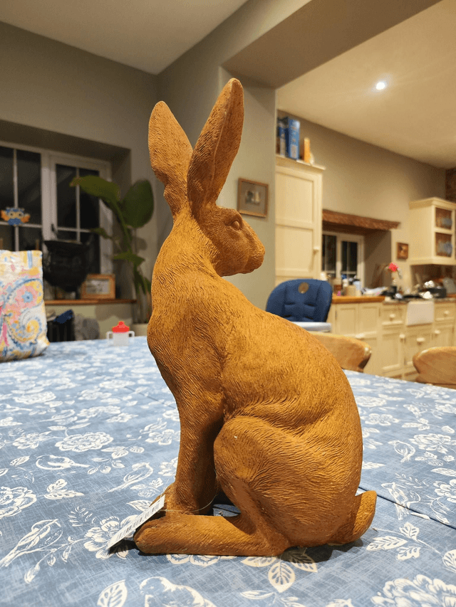 Cold Cast Iron Hare 