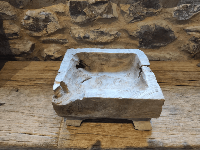 Hand Carved Solid Teak Trough