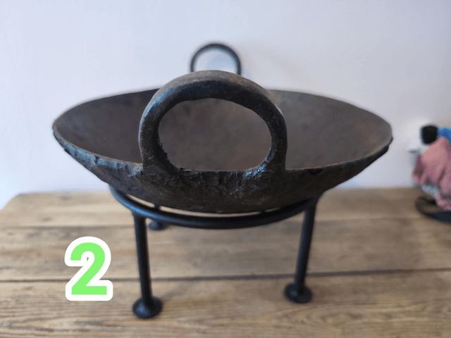 Antique Indian Cooking Bowl No2