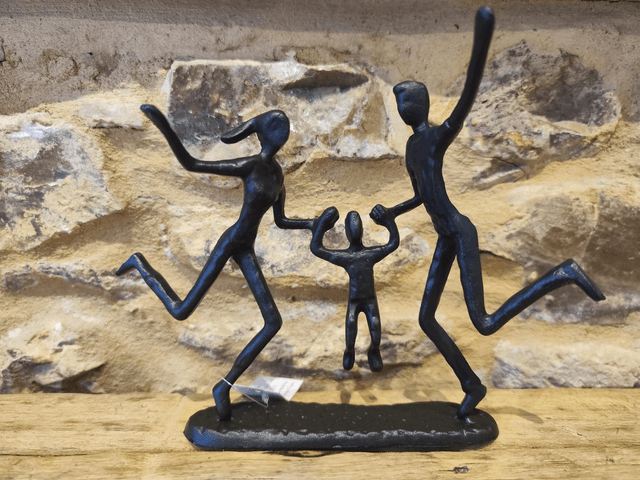 Metal Family Swinging Child
