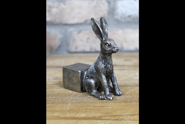 Silver Hare Pot Feet Set of 3