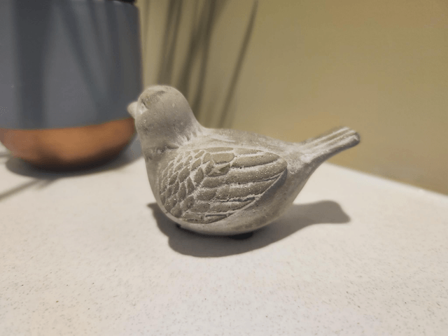 Cement Bird Ornament 