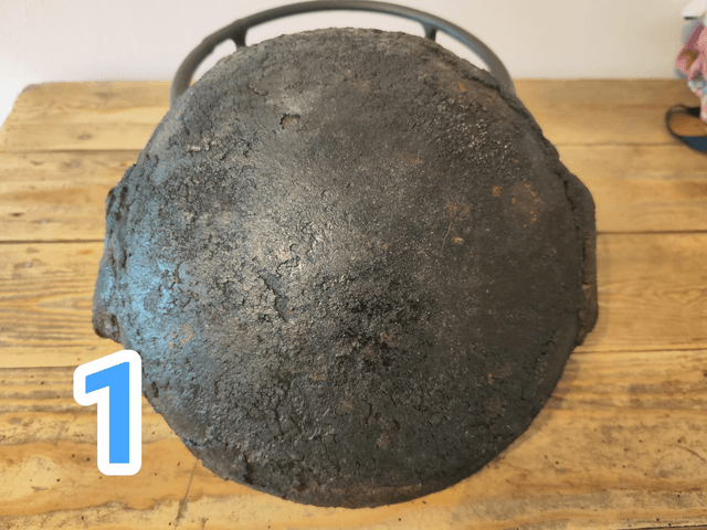 Antique Indian Cooking Bowl No1