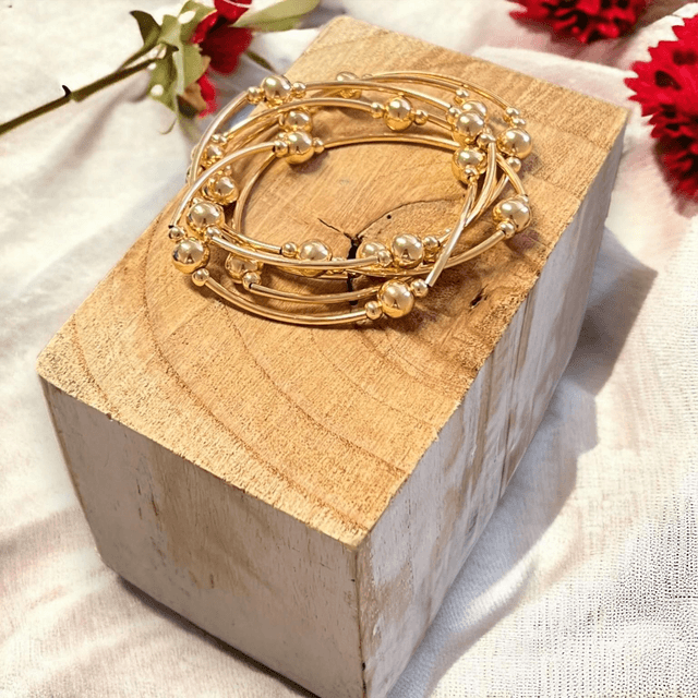 Multi Strand Gold Bracelet 