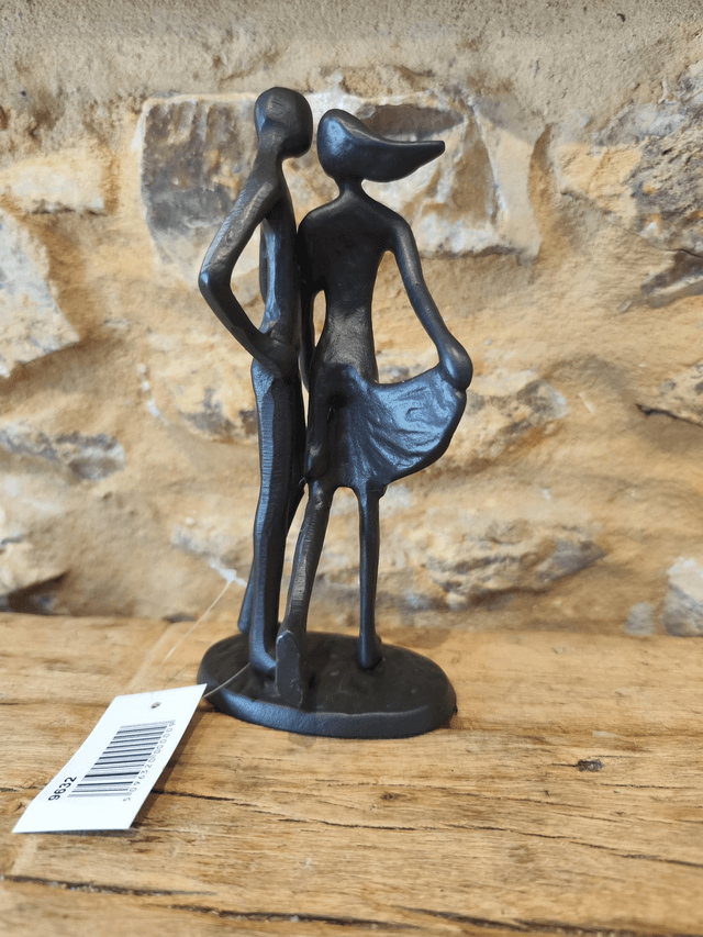 Metal Couple Sculpture 