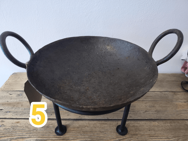 Antique Indian Cooking Bowl No5