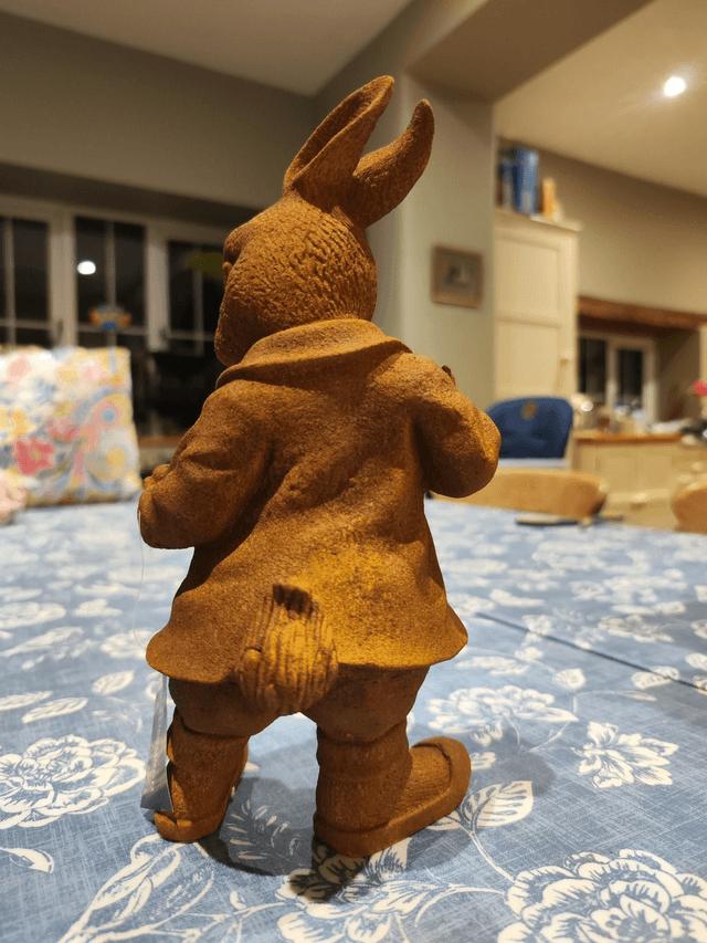 Cold Cast Iron Hare/Rabbit in Suit