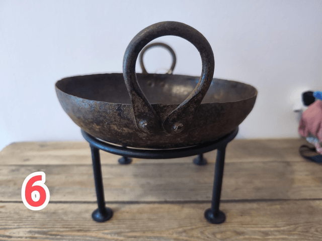 Antique Indian Cooking Bowl No6