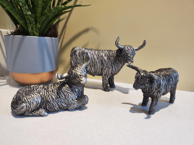 Highland Cow Ornaments 