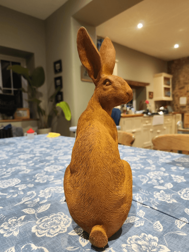 Cold Cast Iron Hare 