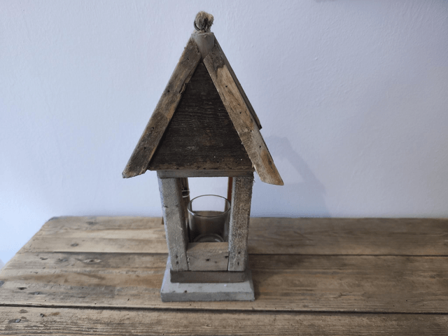 Pallet wood Hanging Tealight Holder / Lantern