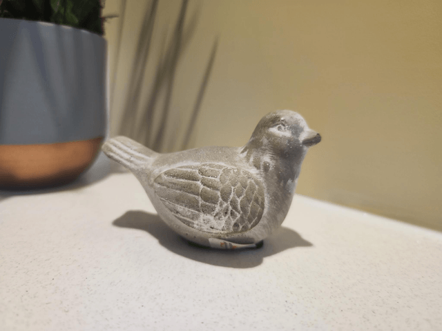 Cement Bird Ornament 