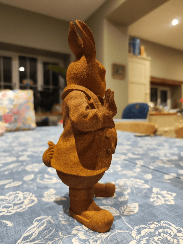 Cold Cast Iron Hare/Rabbit in Suit