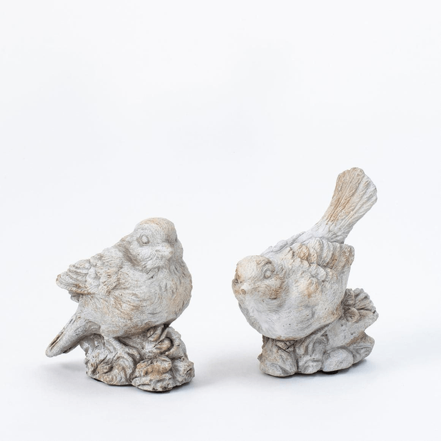 Pair of Stone Birds 