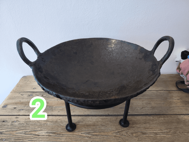 Antique Indian Cooking Bowl No2