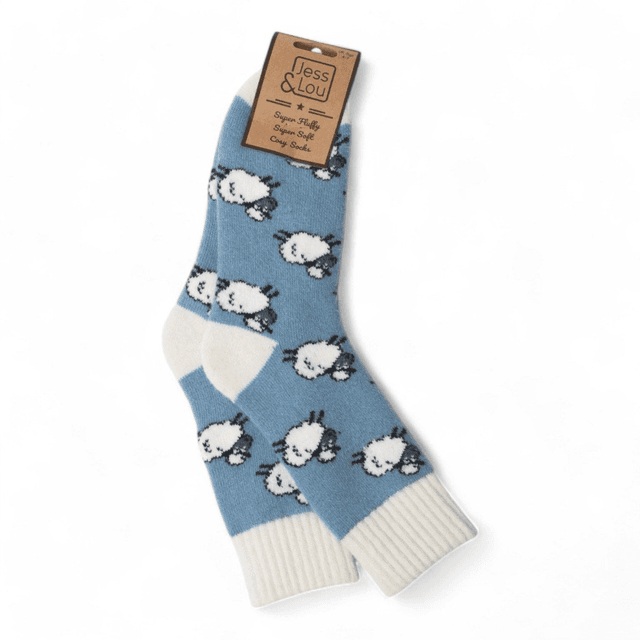 Shaggy Sheep Ribbed Socks