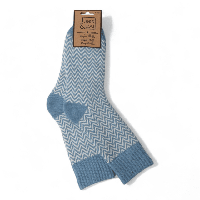 Herringbone Ribbed Socks