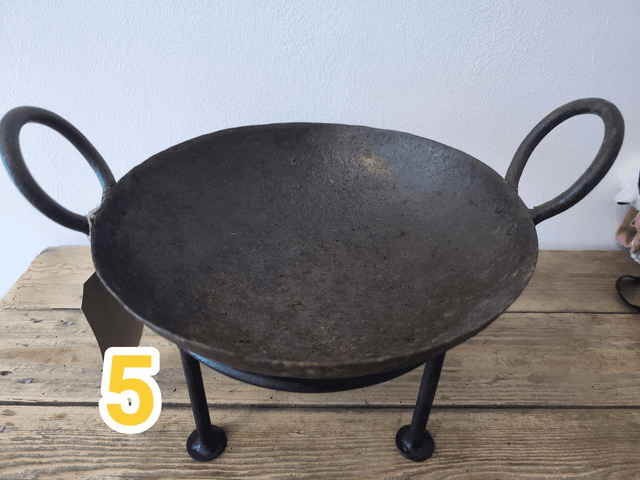 Antique Indian Cooking Bowl No5