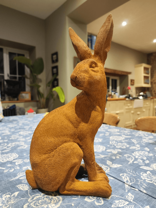 Cold Cast Iron Hare 